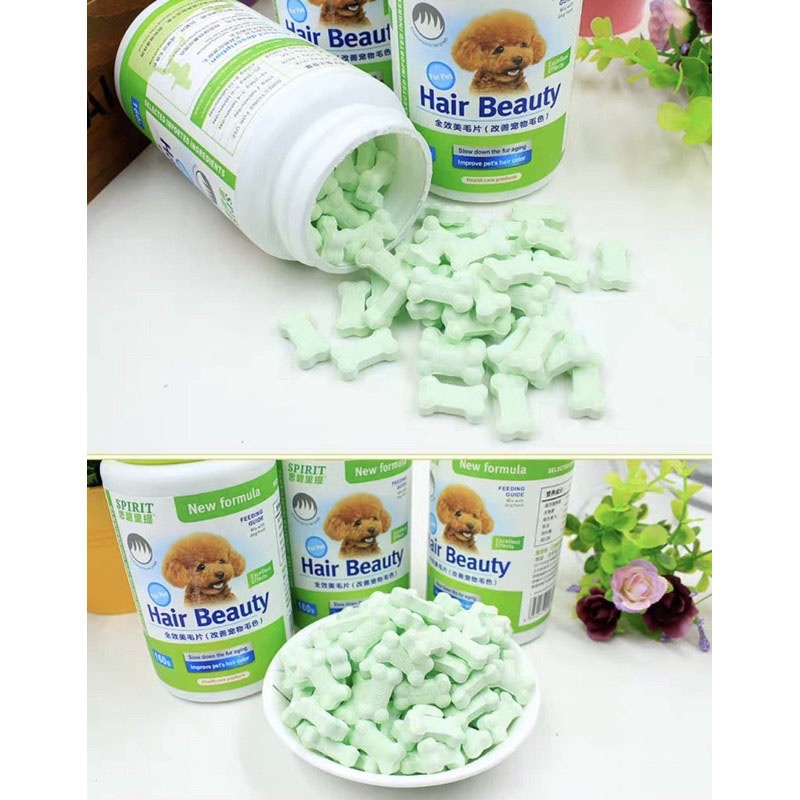 Viên Canxi, Vitamin, Khoáng, dưỡng lông bổ sung dinh dưỡng, kích thích ăn uống cho chó mèo