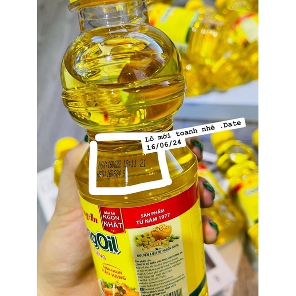 COMBO 5 DẦU ĂN CookingOil 400ml Date 2024
