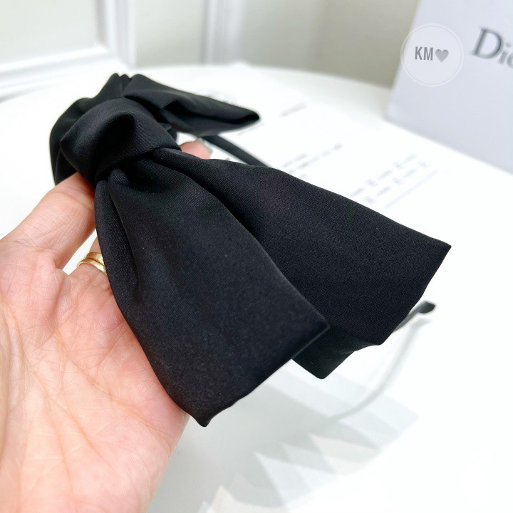 Bờm Nơ Lụa Đen 2 Tầng Thời Trang - Xược Nơ Dày Dặn, Chất Liệu Lụa Đen Cao Cấp, Phom Nơ Chuẩn Đẹp, Lên Hình Siêu Xinh