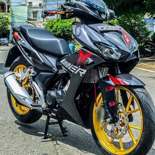 Tem trùm winner x đen xám - Độ dán team trùm decal xe máy winner x đen xám - Team trùm decal xe máy winner x rẻ đẹp và c