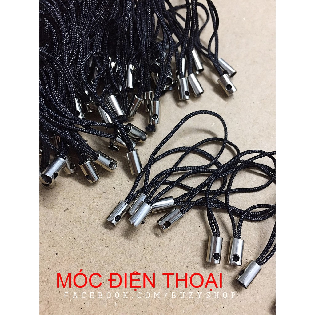 (05 cái) móc điện thoại kèm khoen tròn nguyên liệu thủ công, phụ liệu handmade]