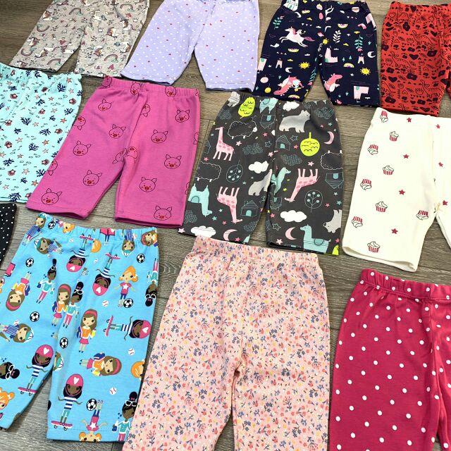 SIÊU XINH Quần legging bé gái loại đẹp SET 5 QUẦN