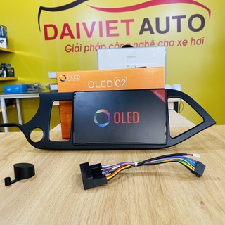 màn android oled c2 dưỡng Morning theo xe