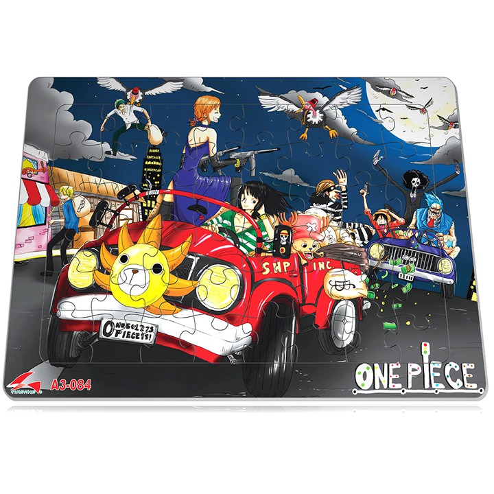 Tranh xếp hình Tia Sáng phát triển trí tuệ cho bé 048 mảnh - One piece - MSP: A3-084