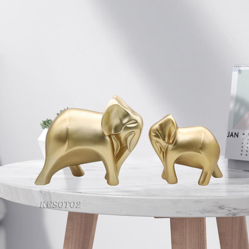 [Kesoto2] Tượng Voi Điêu Khắc Nghệ Thuật Trang Trí Phòng Khách