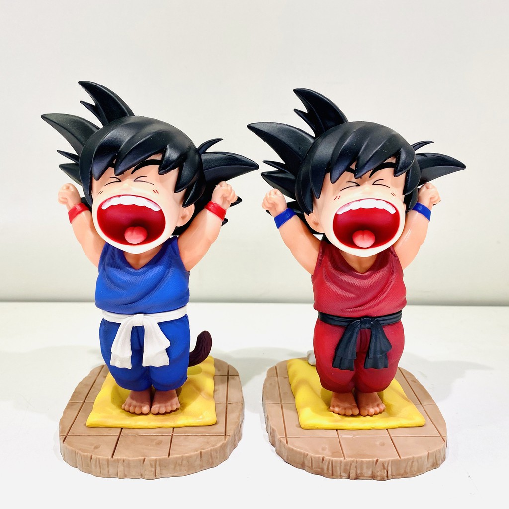 🔥Siêu Dễ Thương🔥 Mô Hình Son Goku Ngáp Ngủ ( 2 Màu Áo ) - Cao 14Cm -  Tượng Figure Songoku Dragonball | Shopee Việt Nam