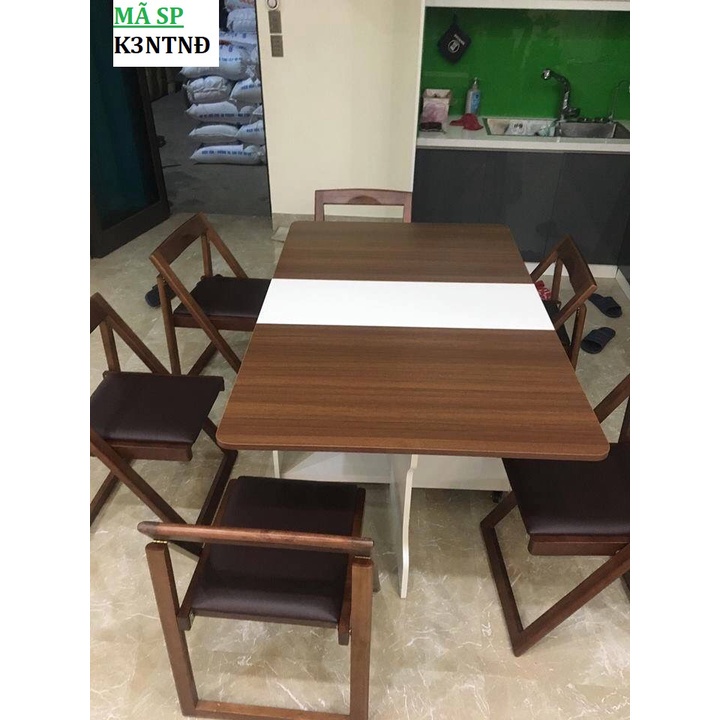 Bàn Ăn Thông Minh Gấp Gọn Đủ Mẫu - Bàn 4 Ghế 1m4 MDF