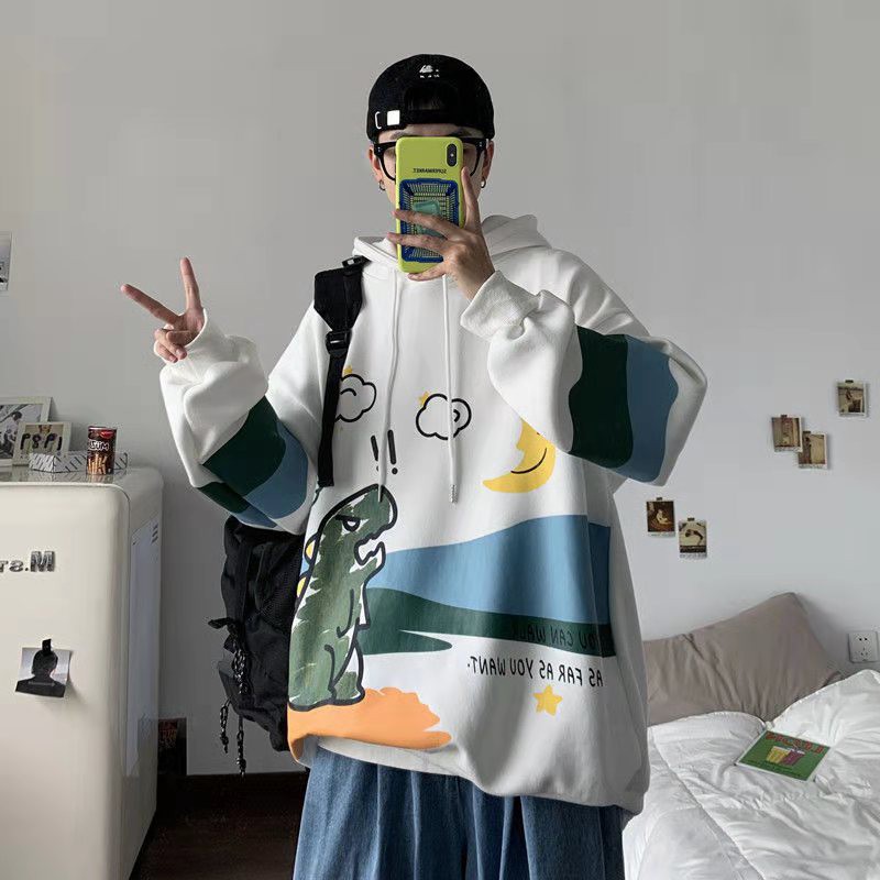 Áo Hoodie Dáng Rộng Thời Trang Nam Trẻ Trung Cao Cấp | BigBuy360 - bigbuy360.vn