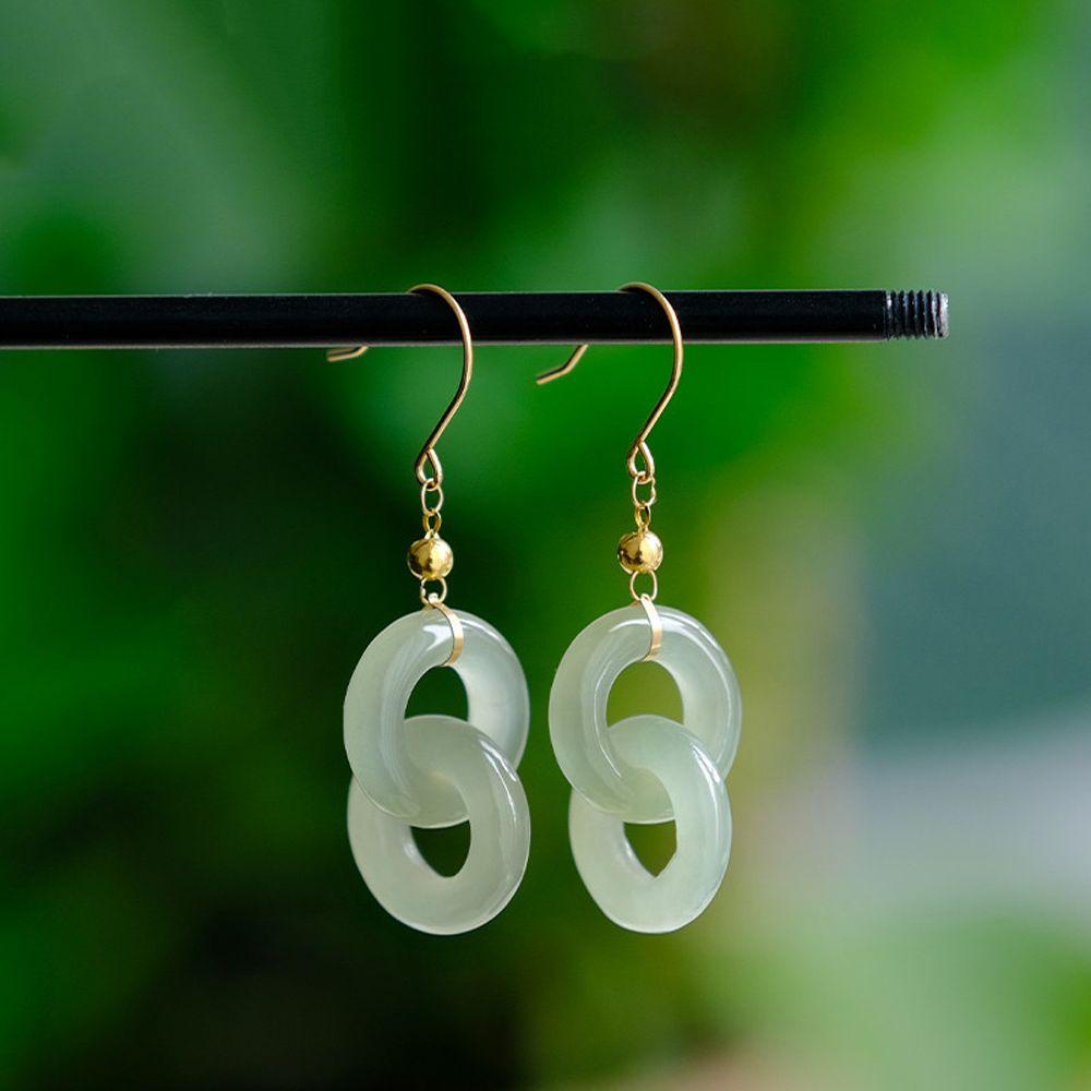 Đôi Khuyên Tai Nữ Hình Tròn Thời Trang