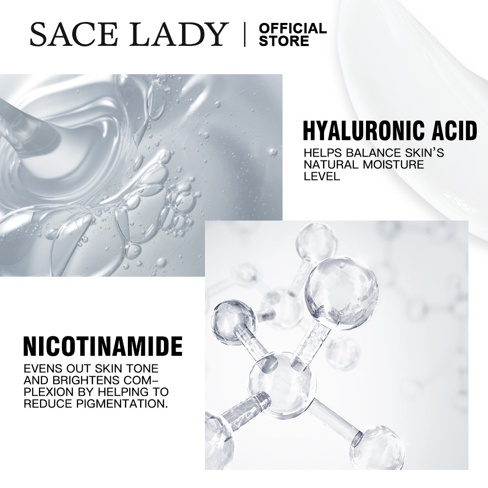 Kem lót SACE LADY Nicotinamide 30g / 1.06Oz làm mịn sáng bóng dưỡng ẩm cho da
 | BigBuy360 - bigbuy360.vn