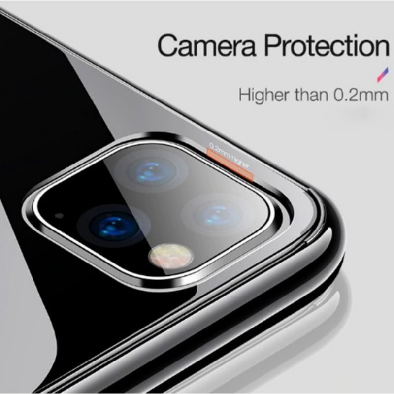 Ốp Lưng Silicon Dẻo Trong Suốt Iphone X, Xs Max, 11 Pro Max, 12 Pro, 12 Pro Max Chống Va Đập, Trầy, Chống Bẩn, Phát Sáng