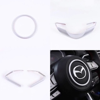 Set trang trí vô lăng Mazda CX5, CX8, mazda 3, 6 mẫu mới 2020 kèm ảnh thật