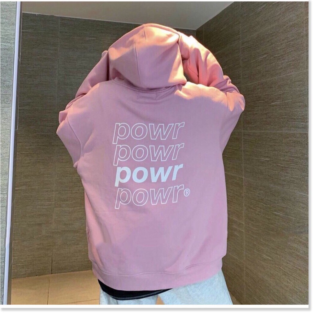ÁO KHOÁC HOODIE NỮ POWR THỜI TRANG MỚI FOM  SIÊU TO
