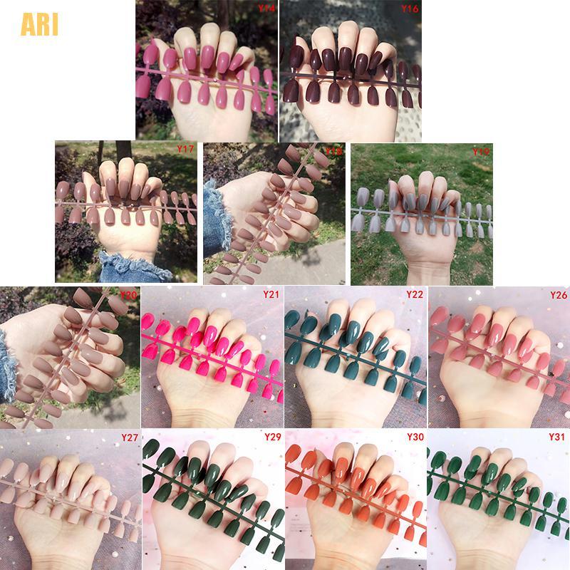 Set 24 Móng Tay Giả Thời Trang Cho Nữ