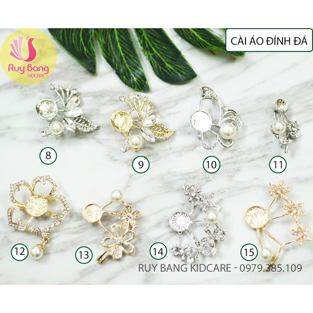 Cài áo đính đá cao cấp