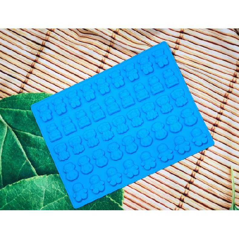 Khuôn silicon 40 gấu ếch sư tử ⚡ CAO CẤP ⚡ khuôn rau câu silicon tạo hình những hình thì ngộ nghĩnh đáng yêu