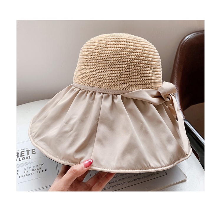 Nón Vành 2 Lớp Chống UV Đan Lưới Kiểu Cói Hot Trend
