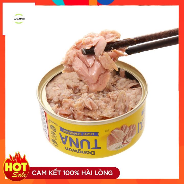 Cá ngừ Hàn Quốc DongWon, cá ngừ ngâm dầu Hàn Quốc 100g (hàng nhập khẩu)