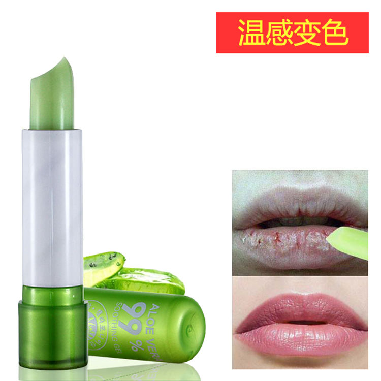 Classic aloe discoloration lipstick does not fade lipstick moisturizing and moistening anti dry cracking pregnant women can use lip balm.