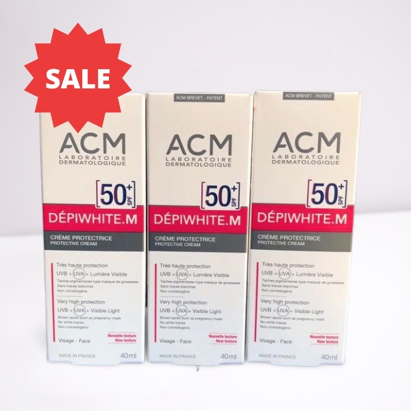 Kem chống nắng giúp giảm nám sạm da ACM Depiwhite M Protective SPF50+