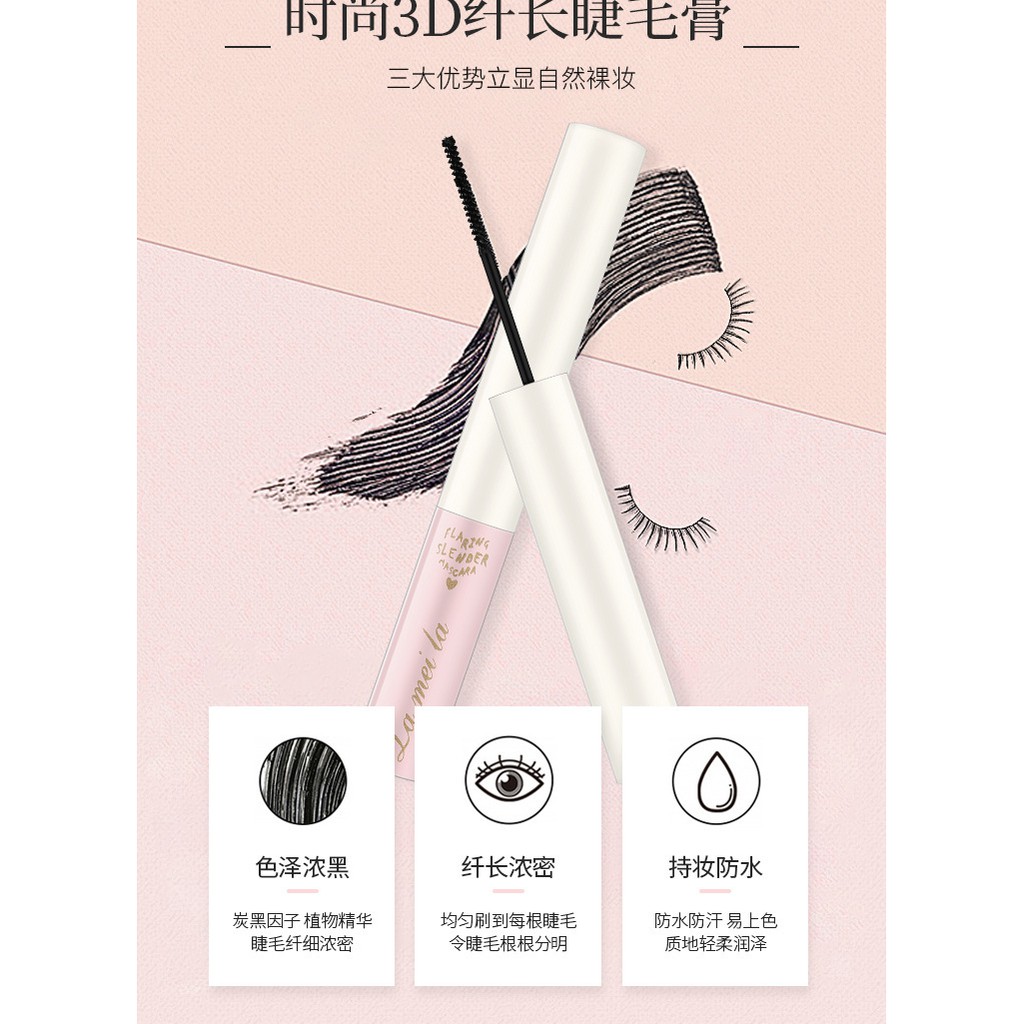 Mascara Lameila chuốt mi cong No.1 và No.2 ( Đen và Nâu ) - Hàng chính hãng