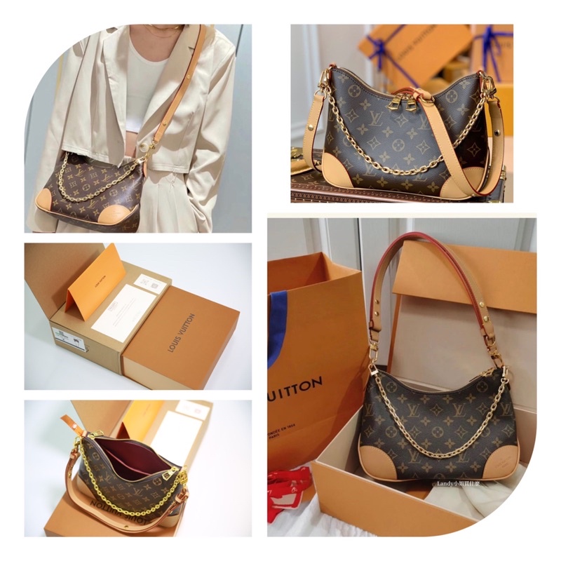 Túi hai quai LV BOULOGNE  hàng fullbox nam châm + box carton