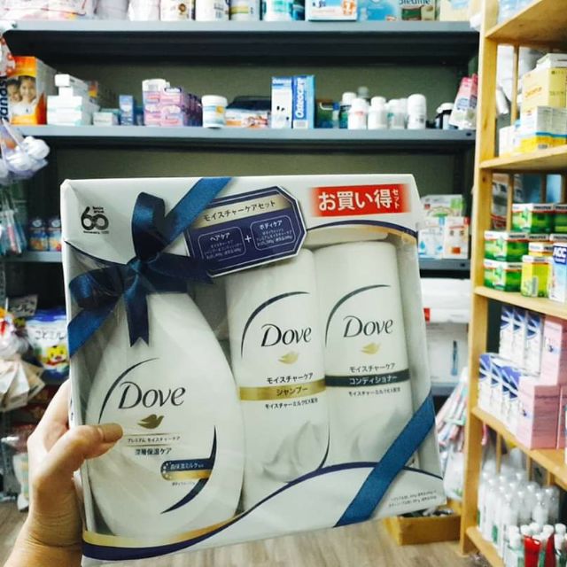 Combo dầu gội sữa tắm Dove