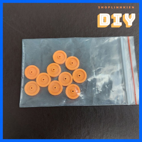 10 Ròng rọc nhựa - Φ17mm x 4mm