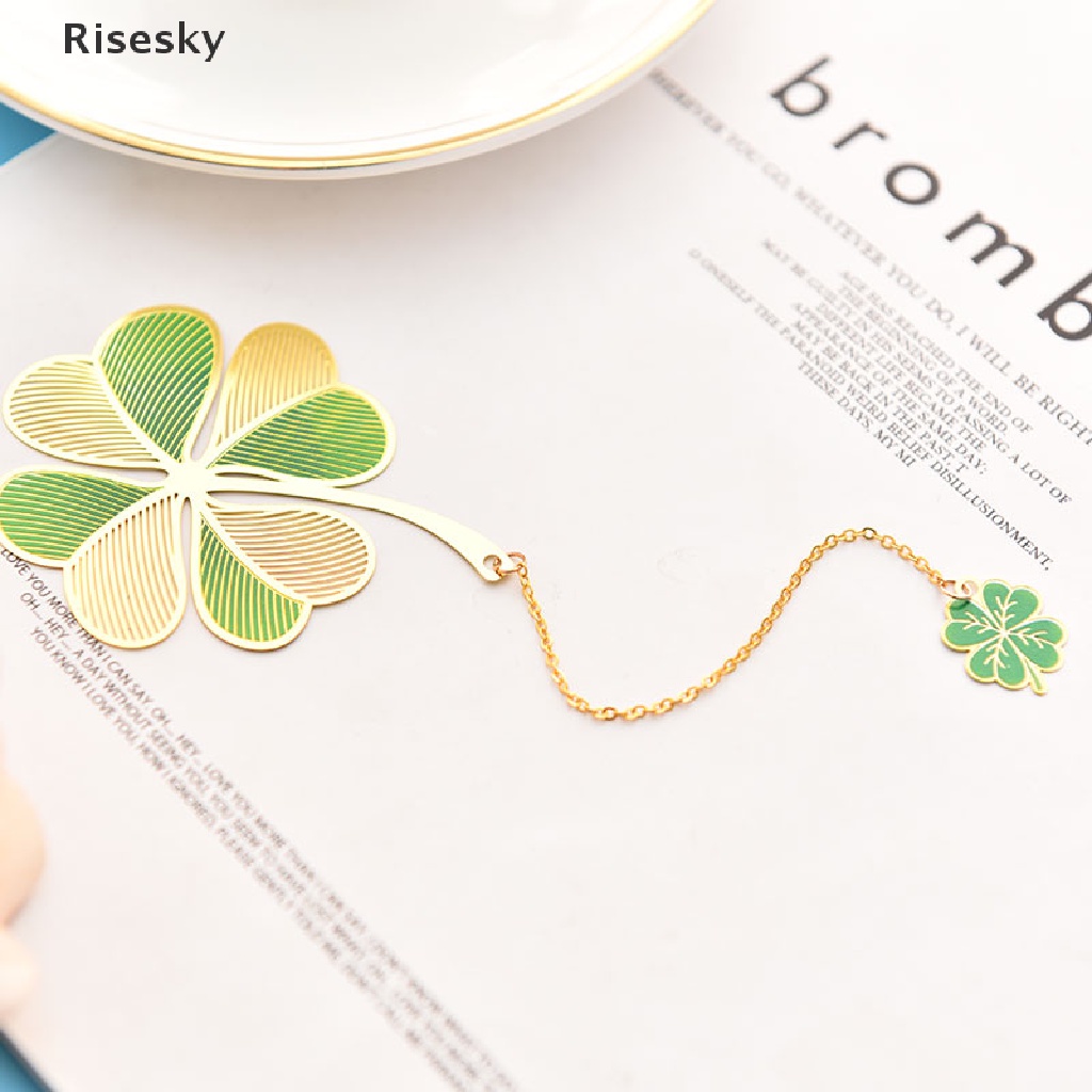 1 Bookmark Hình Hoa Hồng Và Lá Phong Cách Trung Quốc