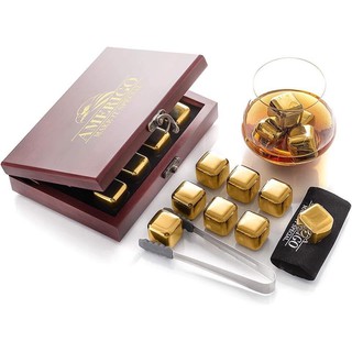 Đá INOX không tan MÀU ĐỒNG DELUXE AMERIGO