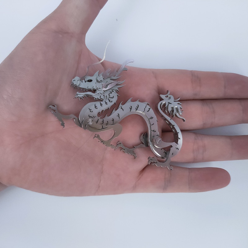 Đồ Chơi Mô Hình Kim Loại 3D Bằng Ốc Vít Con Rồng
