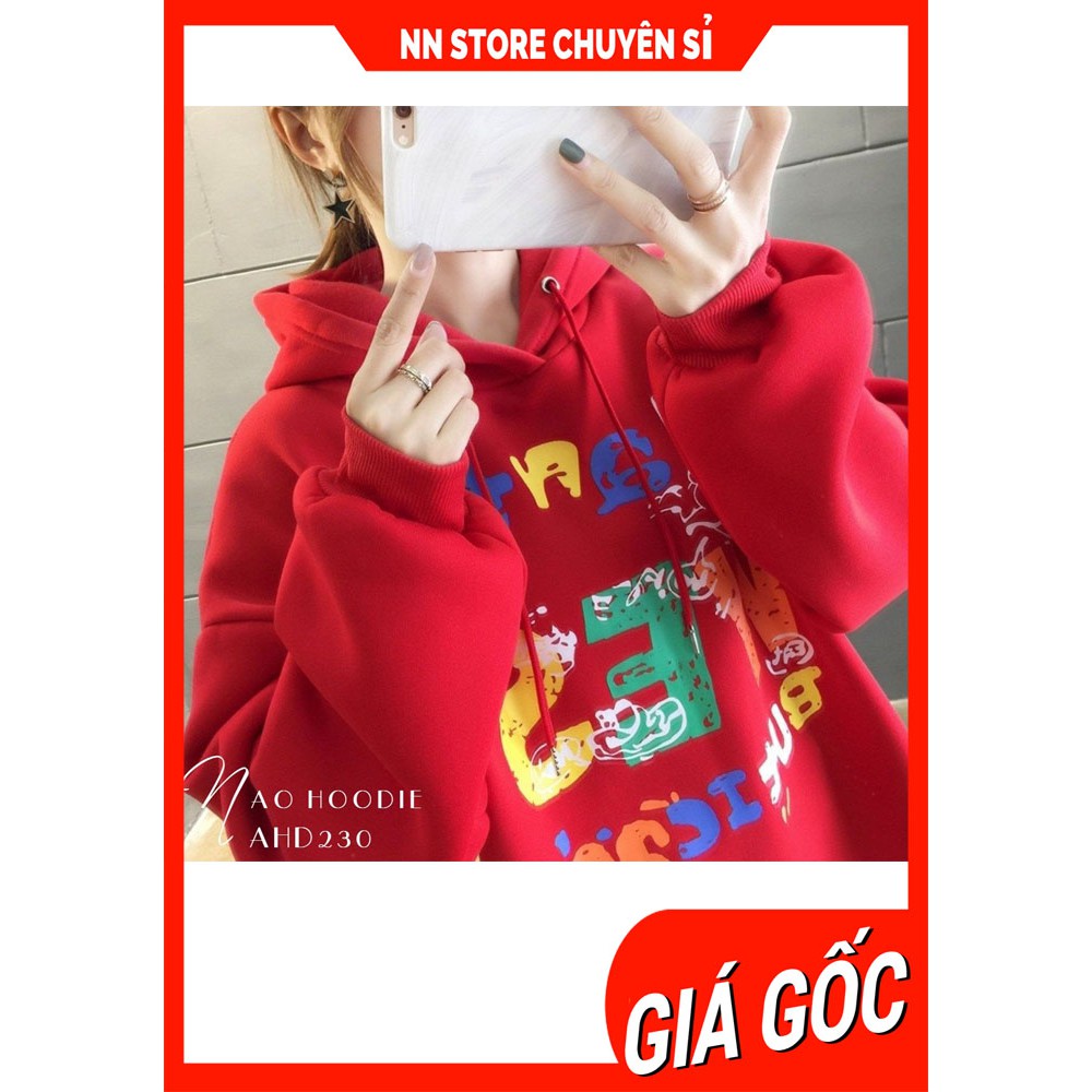 ÁO HOODIE IN HÌNH SIÊU CHẤT AHD230 ⚡ ẢNH THẬT⚡ ÁO NỈ CHUI ĐẦU ⚡ ÁO HOODIE UNISEX