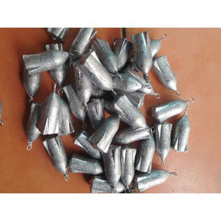 Chì câu cá 30g - 50g - 80g (3 cục chì)