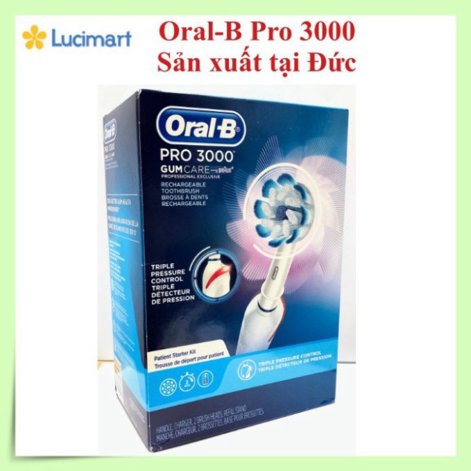 GIẢM GIÁ 30% Bàn chải điện Oral B Pro 1000 Pro 3000 Pro 5000 Pro 6000 Genius [Hàng Đức] GIẢM GIÁ 30%