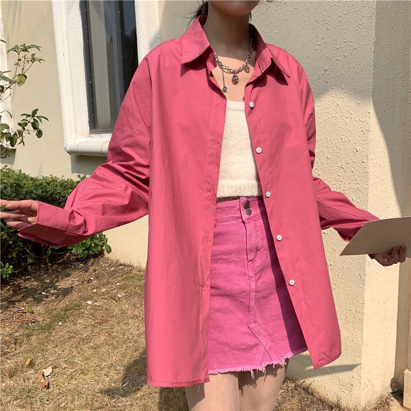 Áo Sơ Mi Nữ Dài Tay Hàn Quốc Mới