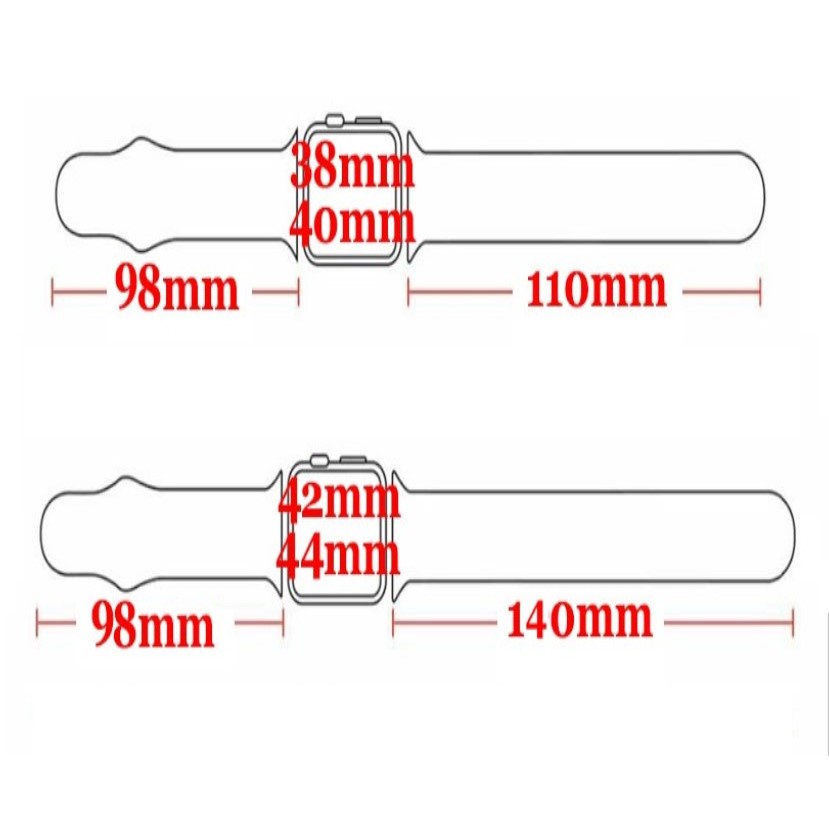Ốp Dẻo Bảo Vệ Màn Hình Cho Đồng Hồ Thông Minh Apple Watch VS Dây Cao Su Series 7/6/5/SE/4/3/2/1 Size 38-40-41-42-44-45mm