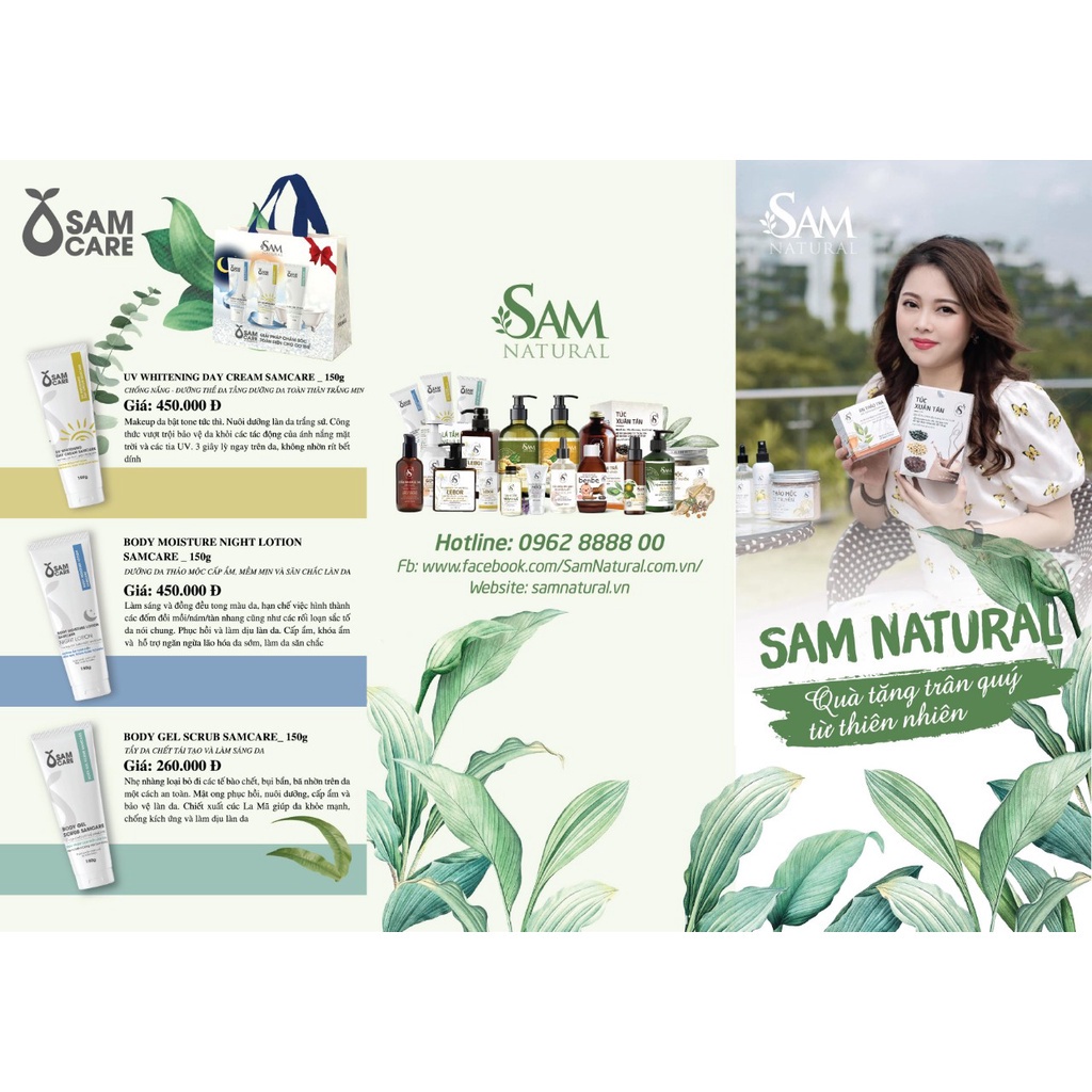 Bộ gội ủ phục hồi tóc Sinh Khương 500ml Sam Natural