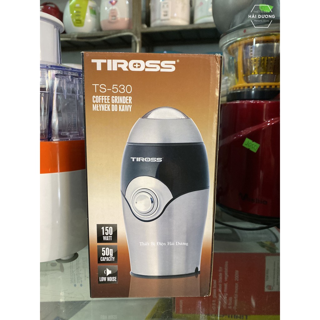 Máy Xay Cà Phê Tiross TS-530 - Công suất 150w - Xay Mịn Cà Phê - Bảo Hành 1 Năm