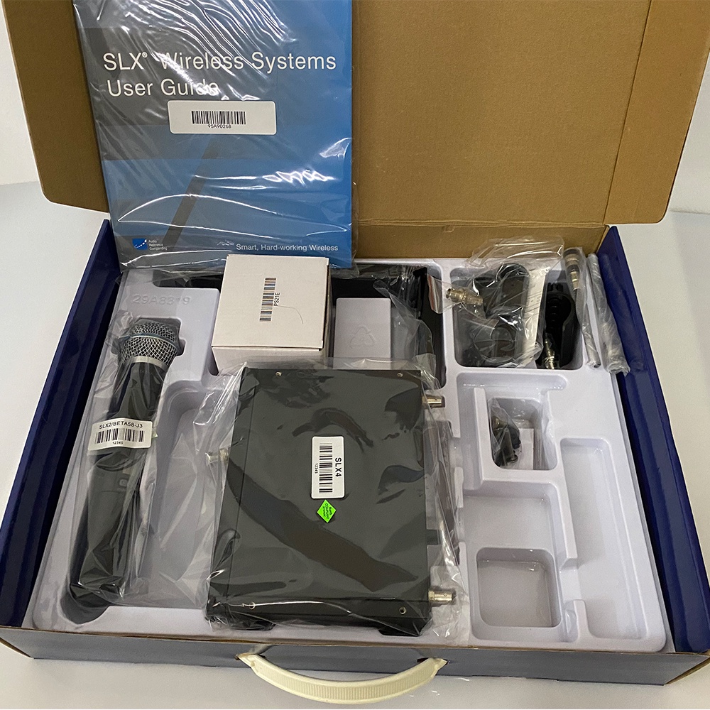 Shure Micro Không Dây slx slx4 beta58a Uta58A Uhd Chuyên Dụng Cho Gia Đình Hát karaoke