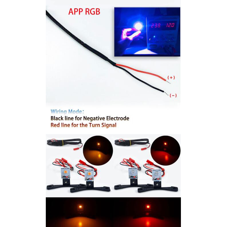 Đèn LED Kevanly hình mắt quỷ tích hợp điều khiển từ xa tiện dụng