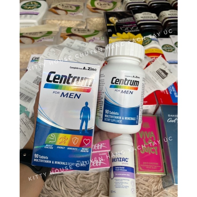 CENTRUM FOR MEN LỌ 90 VIÊN CHÍNH HÃNG