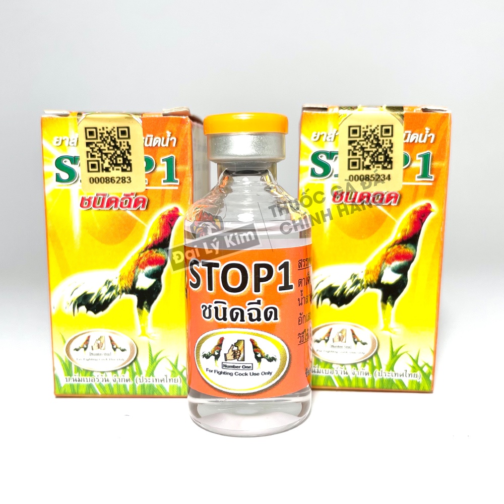 Sản phẩm làm lành tang gà đá Stop1, chai 10ml, nhập khẩu chính hãng Thái Lan