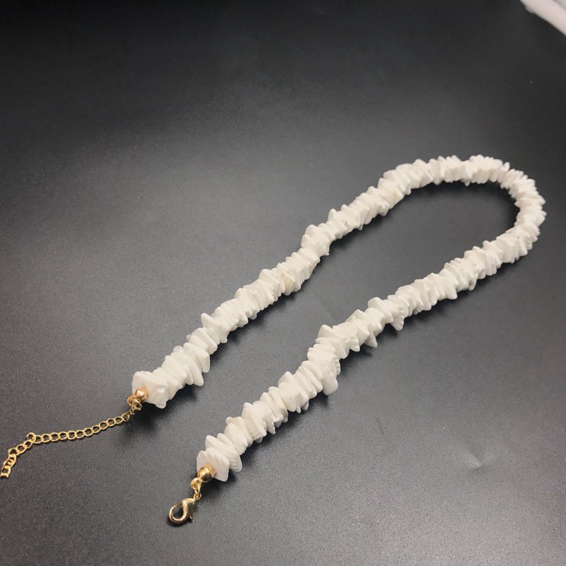 Puka Shell Necklace for Women Hawaiian Beach Surfer Choker Jewelry DBVN