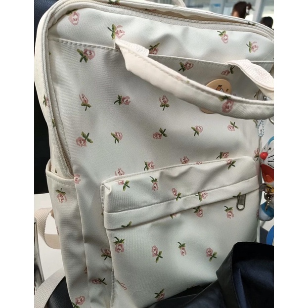 BALO VUÔNG HOA NHÍ CHỐNG NƯỚC PHONG CÁCH HANG QUỐC