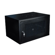 Tủ rack 4U sâu 400 treo tường - Tủ mạng 4U sâu 400,treo tường,màu trắng - Tủ Rack Sài Gòn - MÀU ĐEN