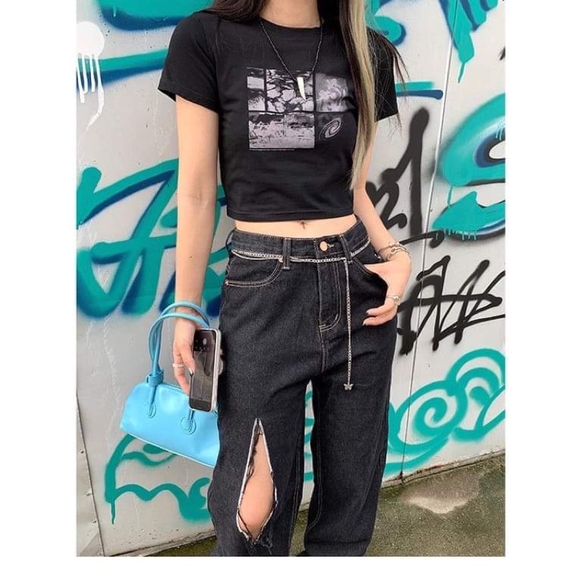 Áo croptop cây núi KA12