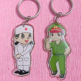 Móc khoá meka Công an, Quân đội, Bác sỹ