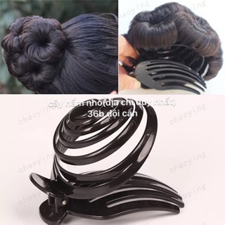 Kẹp Cặp Tóc Búi Hình Hoa Bằng Tóc