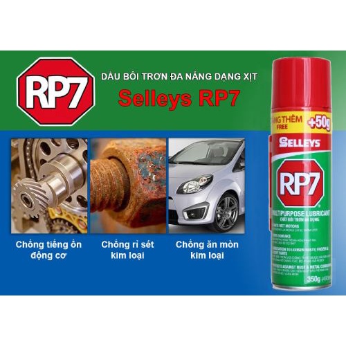 Chai 350g Xịt Chống Rỉ Sét RP7