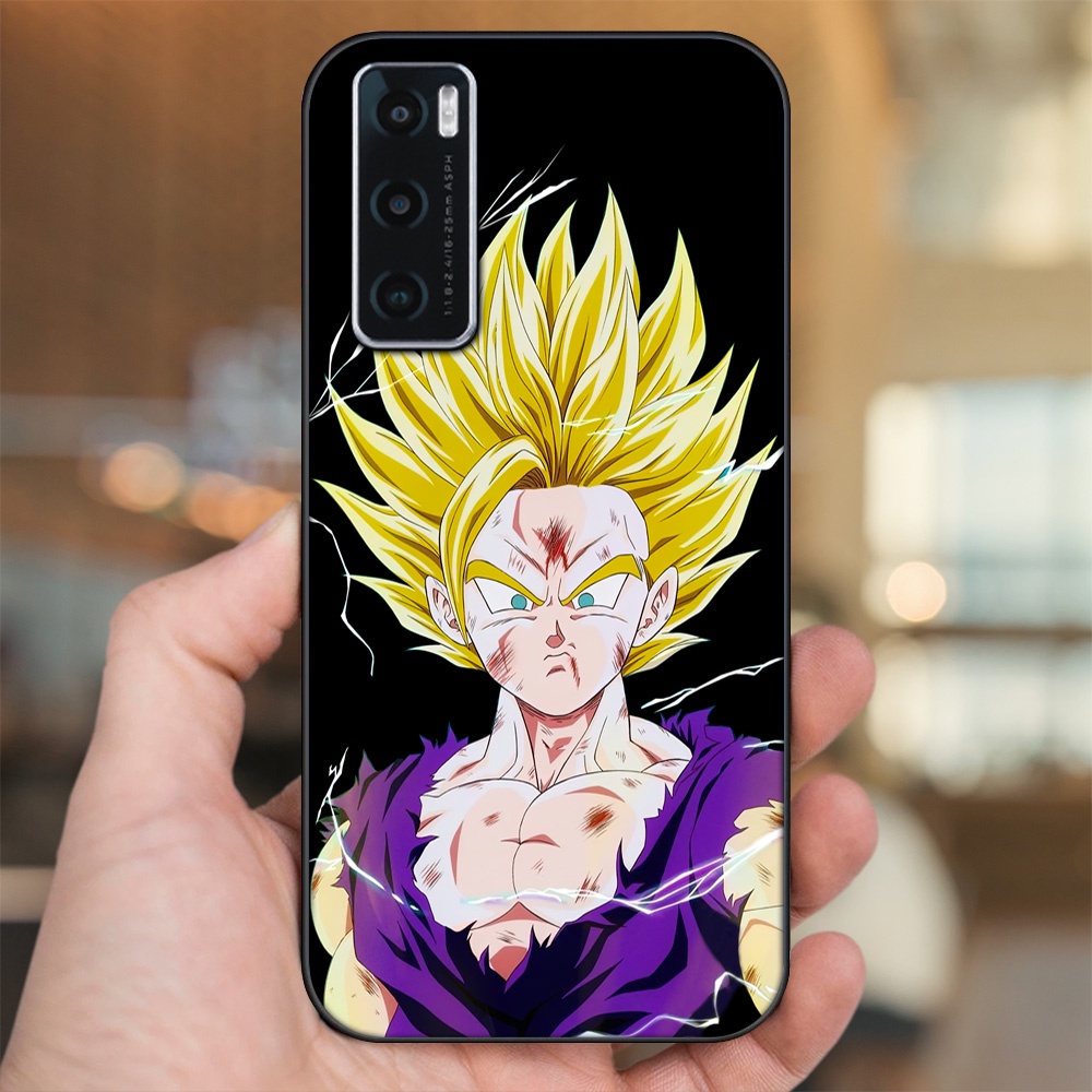 Ốp lưng Vivo V20 SE viền đen in hình Gohan Dragon Ball